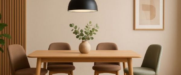 餐桌吊燈高度怎麼抓？不眩光、不擋視線的黃金值